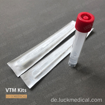 10 ml VTM -Röhrchen mit Tupfer -Kit -FDA